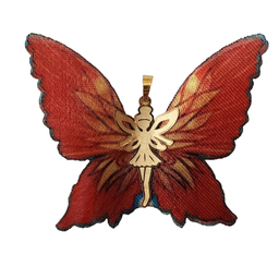 پلاک گردنبند طلا 18 عیار زنانه مدل e0321