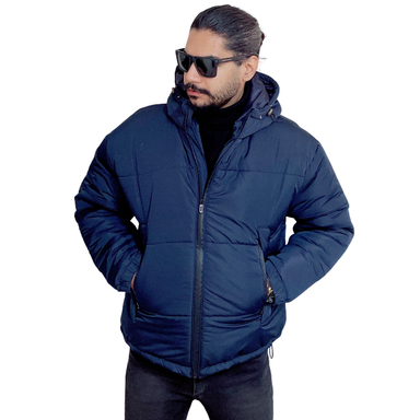 کاپشن مردانه مدل باکسی کد 2 رنگ سرمه ای