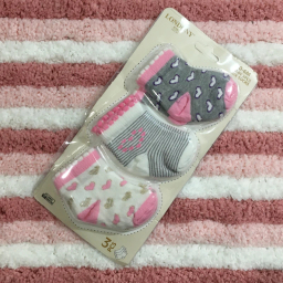 جوراب ساق کوتاه نوزادی لاندنی مدل 0402 بسته 3 عددی