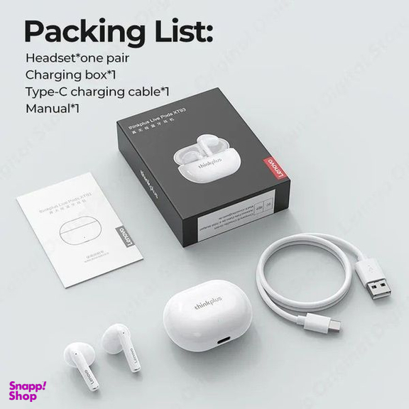 هندزفری بلوتوثی لنوو مدل Thinkplus Live Pods XT93