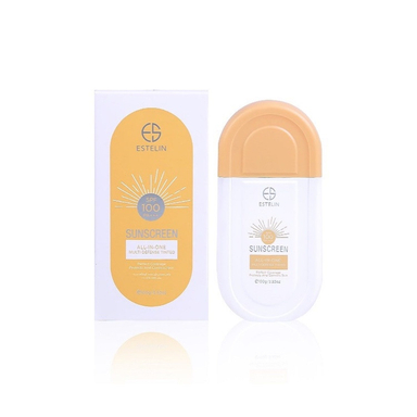 کرم ضد آفتاب رنگی استلین مدل SPF 100 وزن 100 گرم