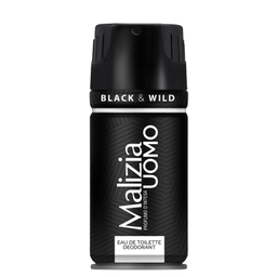 اسپری خوشبو کننده بدن مردانه مالیزیا مدل Black & Wild حجم 150 میلی لیتر