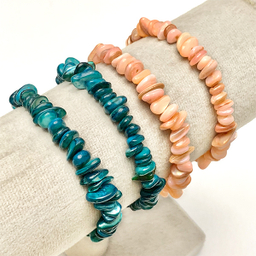 دستبند زنانه مدل صدف سورا کد B006