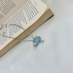 گردنبند زنانه طرح ابر کد N4581