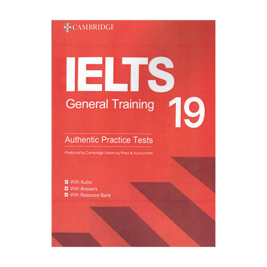 کتاب ielts 19 general with Answers اثر جمعی از نویسندگان انتشارات شیلر