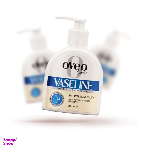 وازلین اوک شاین مدل شی باتر و عصاره روغن بادام حجم 200 میلی لیتر