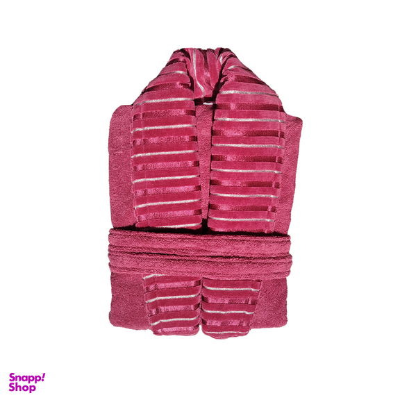 حوله پالتویی ارغوان طرح نارسیس سایز 125