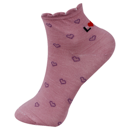 جوراب زنانه آرسس طرح قلب کد 411 مجموعه 6 عددی