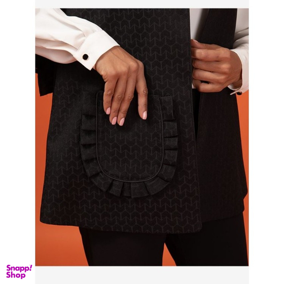 جلیقه رسمی زنانه برنس کد 70101 رنگ مشکی مات