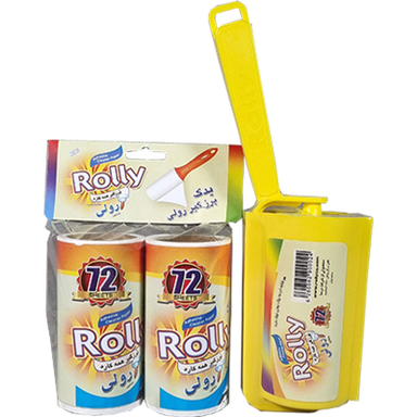 پرزگیر رولی مدل فانتزی قابدار 72 برگی به همراه یدک 2 عددی
