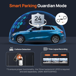 دوربین فیلم برداری خودرو سونتی می مدل 70mai Dual Dash Cam A510s RearCam RC11 به همراه دوربین عقب