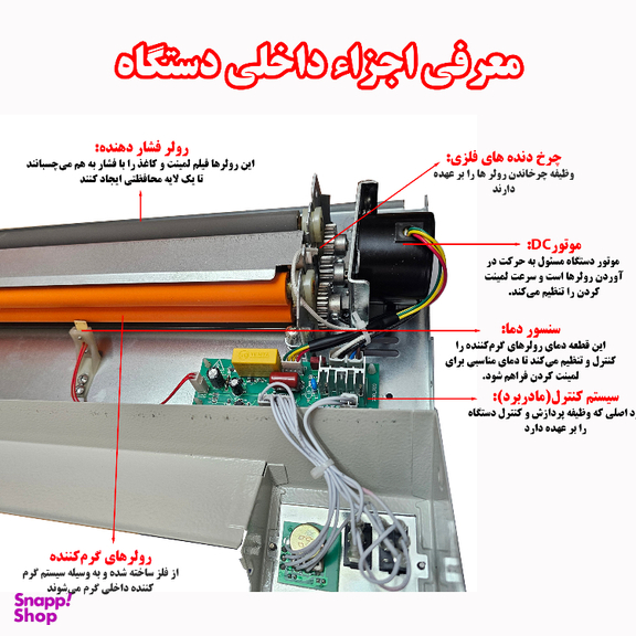 پرس کارت و لمینت آپرایت مدل 8306