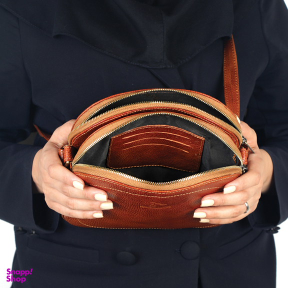 کیف رودوشی زنانه چرم بارز کد DG81.1