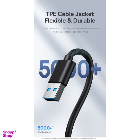 هاب 4 پورت USB 3.0 بیسوس مدل BS-OH080 15cm