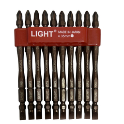 سری پیچ گوشتی یکسر دو سو یکسر چهار سو لایت مدل SMT-LIGHT-JAPAN-22110-SP بسته 10 عددی