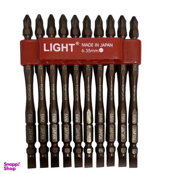 سری پیچ گوشتی یکسر دو سو یکسر چهار سو لایت مدل SMT-LIGHT-JAPAN-22110-SP بسته 10 عددی