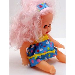 عروسک ناب سل مدل دخترک مو فرفری سایز 30 سانتی متر