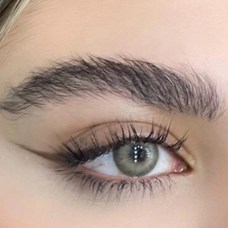 لنز رنگی هرا مدل IIC33 شماره 128 رنگ سبز خاکستری طبیعی