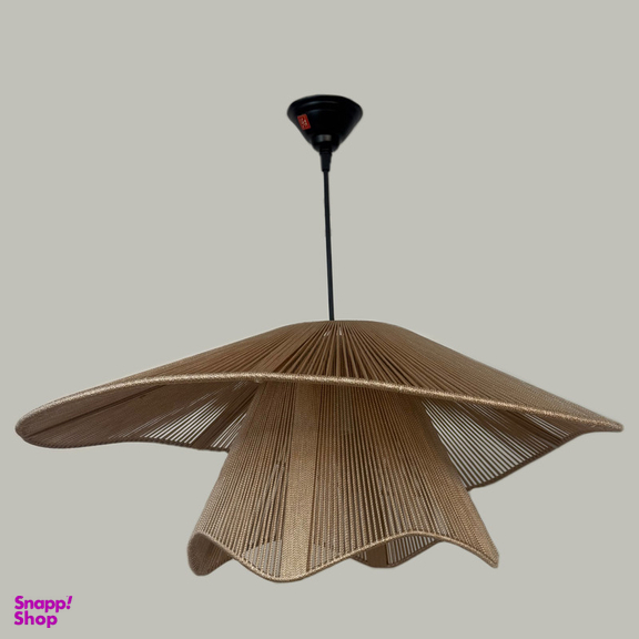 لوستر نورهام مدل مکرومه کنفی دو تکه دفرمه