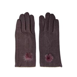 دستکش زنانه مدل پوم دار کد 8108