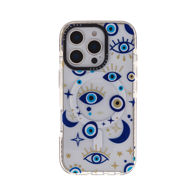 کاور موبایل ویناکیسز مدل Gold and Blue eyes MagSafe مناسب اپل iphone 16 pro