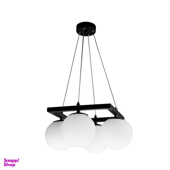 لوستر چهار شعله چشمه نور کد AB1252/4-WT