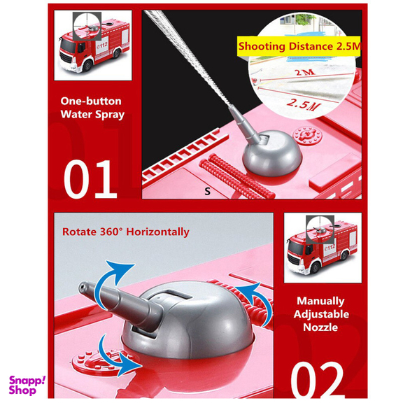 ماشین بازی کنترلی دبل ای طرح آتشنشانی مدل Water Pumping