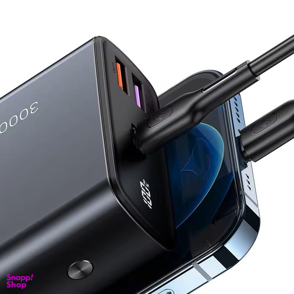 پاوربانک یوسمز مدل CD165 ظرفیت 30000 میلی آمپر ساعت به همراه کابل USB-C