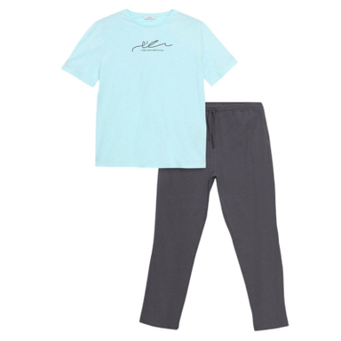 ست تیشرت آستین کوتاه و شلوار راحتی مردانه ال سی وایکیکی مدل Onluy