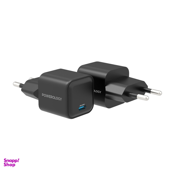 آداپتور شارژر دیواری 20 وات پاورولوژی مدل Ultra-Quick