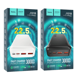 پاوربانک هوکو مدل J101B ظرفیت 30000 میلی آمپر ساعت