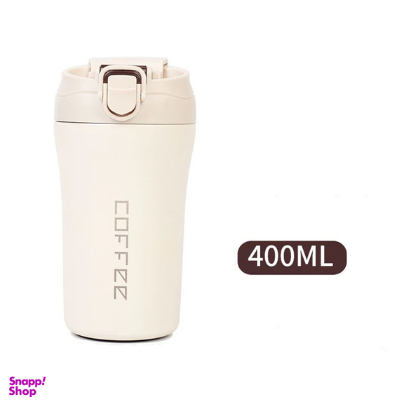 ماگ سفری مدل دو قفله coffee گنجایش 0.4 لیتر