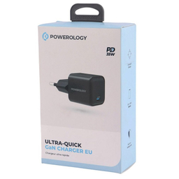 شارژر دیواری 35 وات پاورولوژی مدل Ultra-Quick GaN Charger P35WSPCEU Type-C