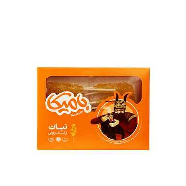 نبات چوبی زعفرانی بامیکا بسته ۱0 عددی بسته بندی مقوایی