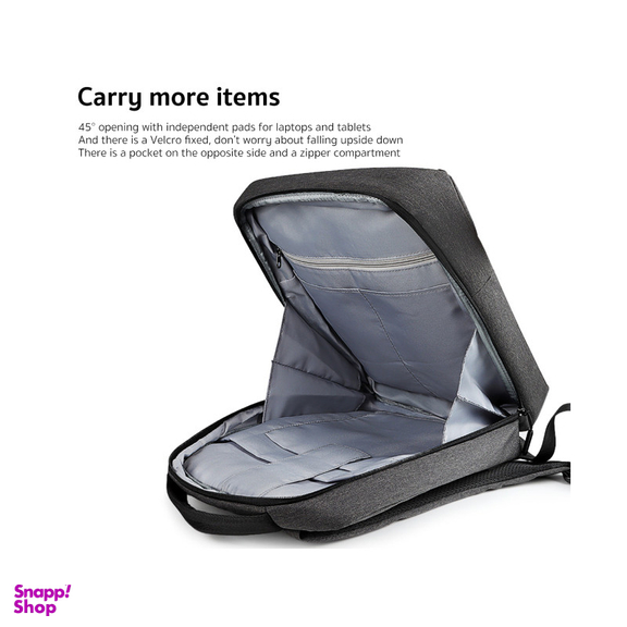 کوله پشتی لپ تاپ کوتتسی مدل NoteBook Multi-Functional Backpack Hemp 14011-HG مناسب برای لپ تاپ 16 اینچی