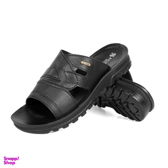 دمپایی مردانه شیما مدل میعاد رنگ مشکی