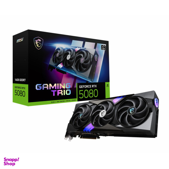 کارت گرافیک مخصوص بازی ام اس آی مدل MSI RTX 5080 16G Gaming Trio