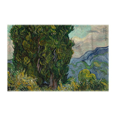 کاغذ کادو ترمه طراحان ایده مدل سرو از ونگوگ کد art0036