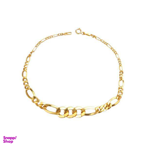 دستبند طلا 18 عیار زنانه اپال گلد مدل زنجیر فیگارو کونیک کد sh0270