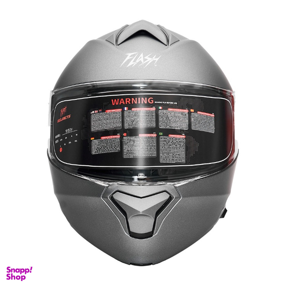 کلاه کاسکت فک متحرک فلش مدل 935SSV Titanium Gray