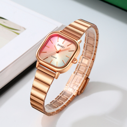 ساعت مچی عقربه ای زنانه اسکمی مدل 2190 رنگ رزگلد