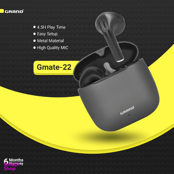 ایرفون بی سیم بلوتوثی گرند مدل Gmate-22