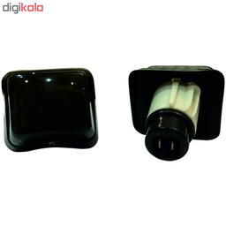 چراغ راهنما گلگیر خودرو وارون مدل P-648-BLK-SMD مناسب برای پژو پارس بسته 2 عددی