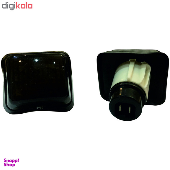 چراغ راهنما گلگیر خودرو وارون مدل P-648-BLK-SMD مناسب برای پژو پارس بسته 2 عددی