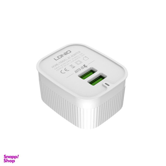 شارژر دیواری الدینیو (Ldino) مدل A201 به همراه کابل تبدیل Micro USB