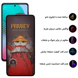 محافظ صفحه نمایش حریم شخصی اِپیکوی مدل Privacy Airbag مناسب برای گوشی موبایل سامسونگ Galaxy A73 5G/ A72 4G/5G / M54 / M53 5G/ M52 / M51/ A71/ A81/ A91 / M62/ F62/ S10 Lite/ Note 10 Lite