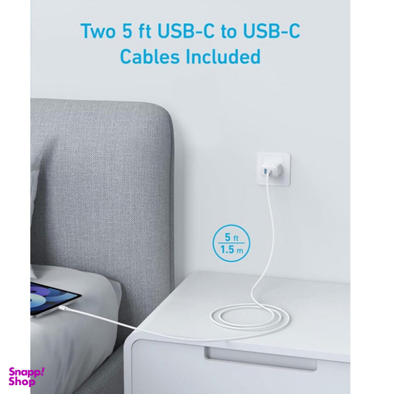 شارژر دیواری 20 وات انکر مدل B2348 به همراه کابل Type-C