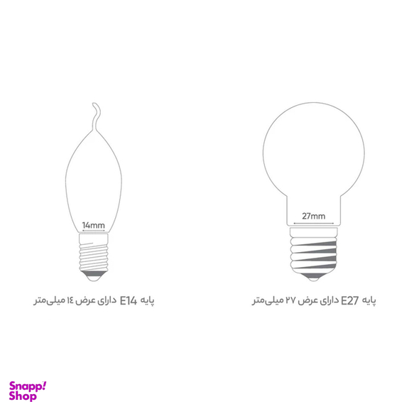 لامپ 12 وات بروکس مدل A60 پایه E27