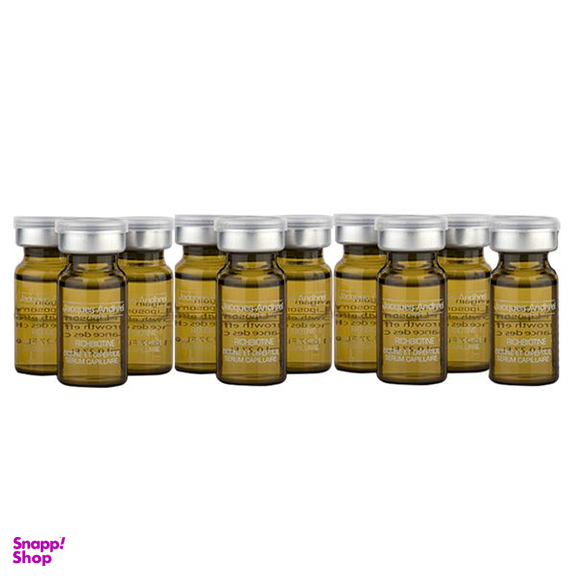 سرم تقویت کننده مو ژاک آندرل پاریس مدل RICHBIOTINE حجم 8 میلی لیتر بسته 10 عددی