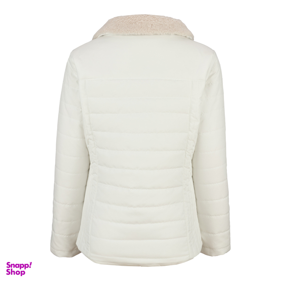 کاپشن زنانه السانا مدل ساوین کد 162335 رنگ سفید